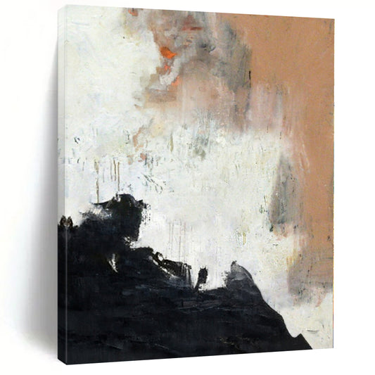 “Warm Toned Abstract Drizzle” – Abstract Expressionist Painting CT1153