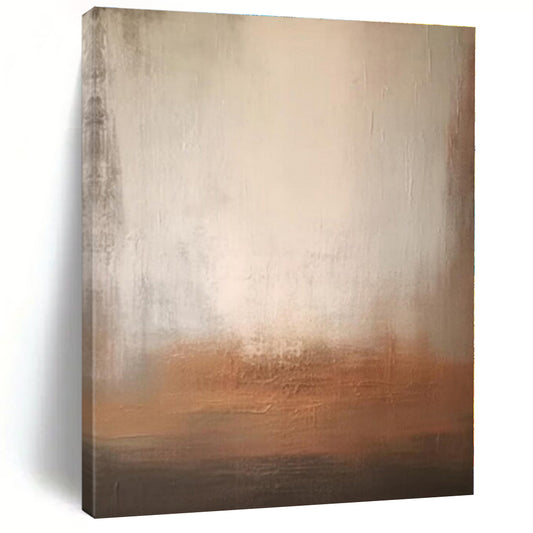 Warm Taupe Gradients - Minimalist Abstract Acrylic CT1285