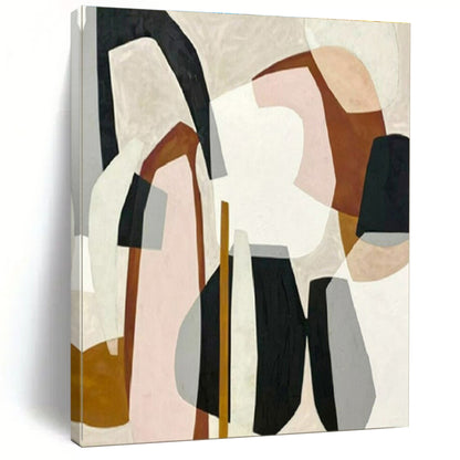 “Colorful Abstract Shapes”，Abstract Geometric Style CT0670