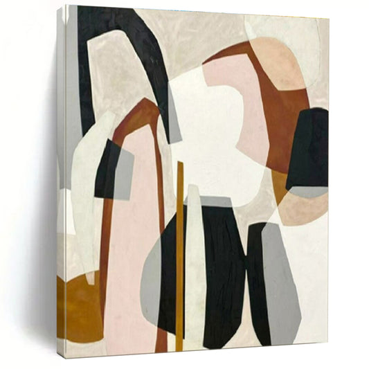 “Colorful Abstract Shapes”，Abstract Geometric Style CT0670