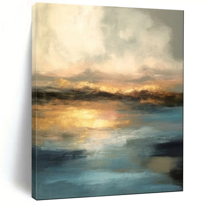 “Soft Sunset Reflections” - Romantic Landscape Art CT1940
