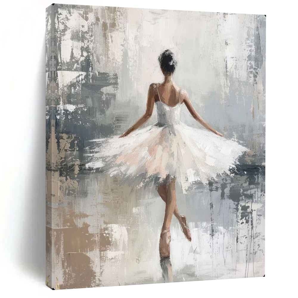 “Impressionistic Ballerina” – Oil Painting On Canvas CT2174