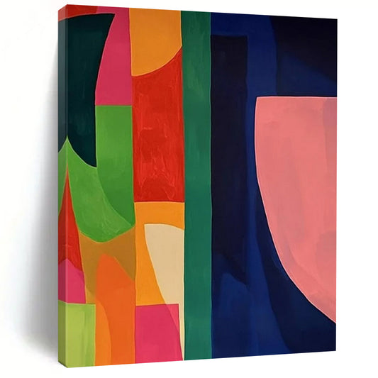 “Colorful Geometric Abstract” - Abstract Painting CT2369