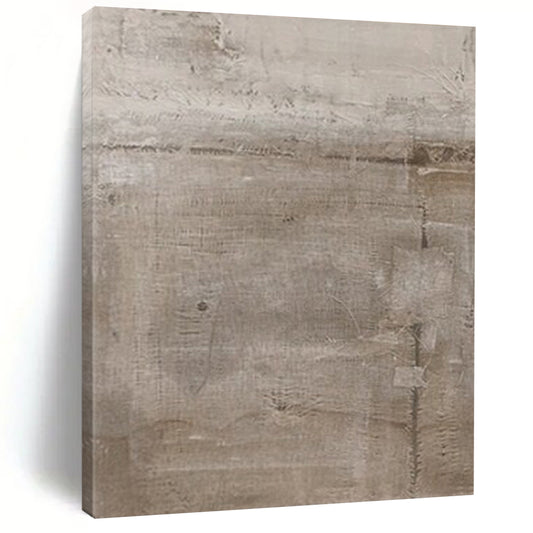 “Brown - Gray Textured Layers” – Abstract Layered Art CT0980