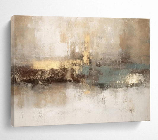 “Earthy Tones Abstract” Abstract Painting On Canvas DLZ070