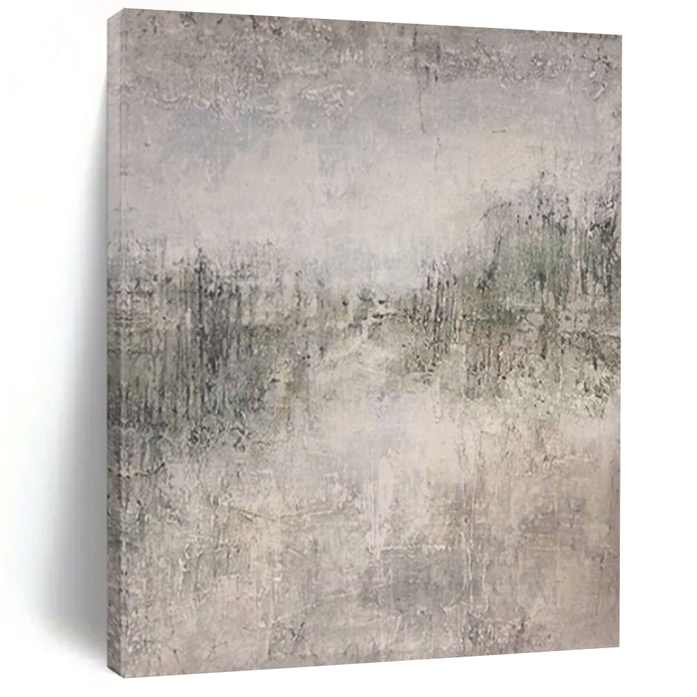 “Misty Textured Abstract” ，Abstract Textured Acrylic Painting CT0959