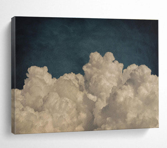 Soft Clouds and Dark Sky “Dreamy Celestial Clouds” Painting On Canvas DKH124
