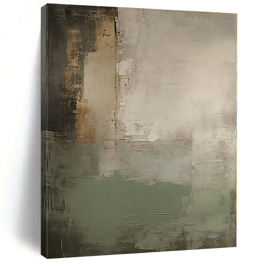 Mixed - tone Textured Abstract - Complex Textured Acrylic Painting CT1362