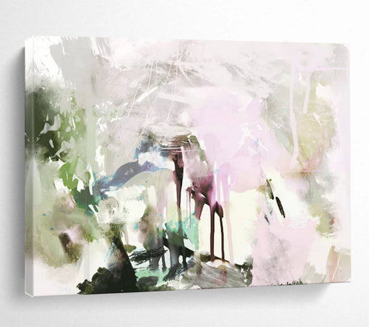 “Soft Pastel Abstraction” Dreamy Abstract Painting On Canvas DLZ119