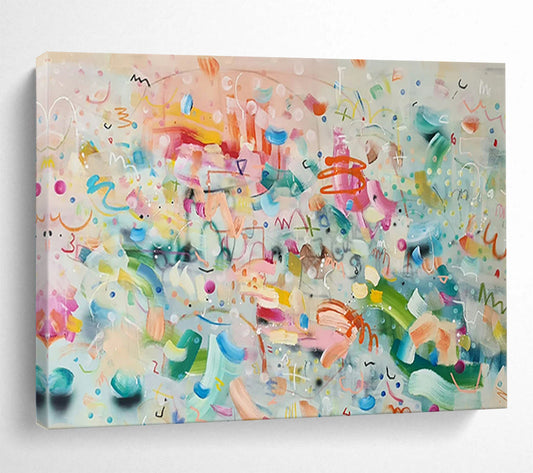 “Whimsical Carnival” - Bright, varied hues; playful, chaotic shapes and doodles CT1496