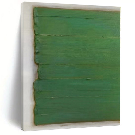 “Green Textured Panels” Minimalist Acrylic Art CT0210