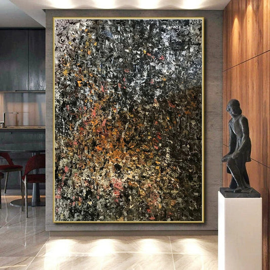 “Colorful Textured Abstraction” - Abstract Expressionist Art CT0462