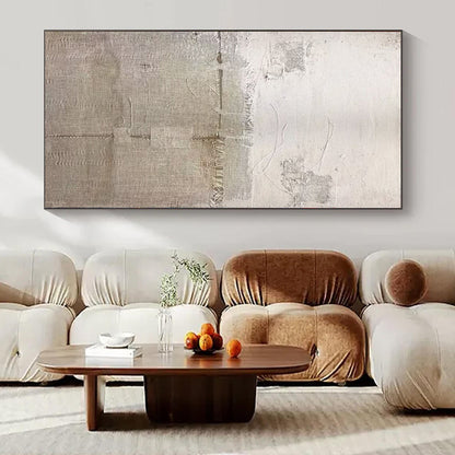 Oversized Custom Hand-Painted Abstract Painting for Office & Hotel Outdoor Terraces