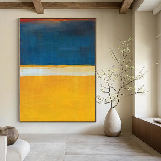 “Blue - Yellow - Red Color Blocks” – Color Field Painting CT1186