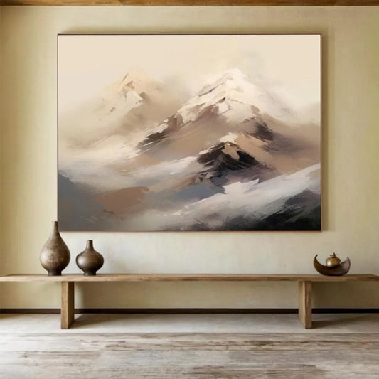 Abstract Mountain Landscape Painting On Canvas DKH325