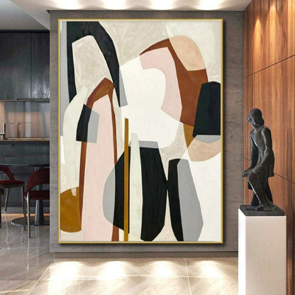 “Colorful Abstract Shapes”，Abstract Geometric Style CT0670