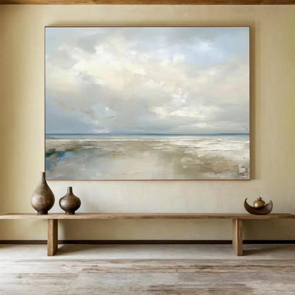 Light and Airy Beach Scene (Repeat) Painting On Canvas DKH326