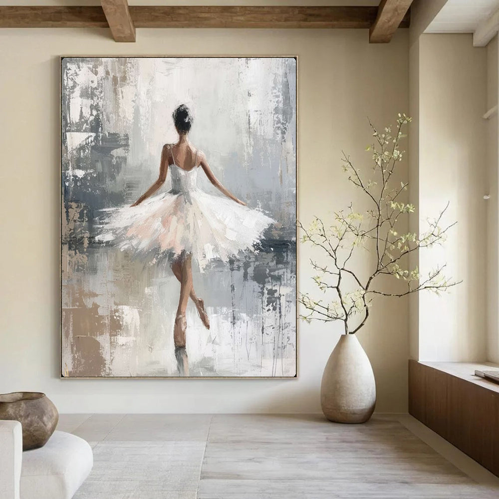 “Impressionistic Ballerina” – Oil Painting On Canvas CT2174