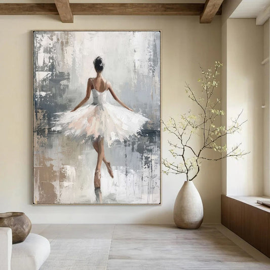 “Impressionistic Ballerina” – Oil Painting On Canvas CT2174
