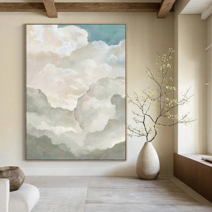 “Soft Cloud Layers” - Impressionistic Cloud Painting CT1992