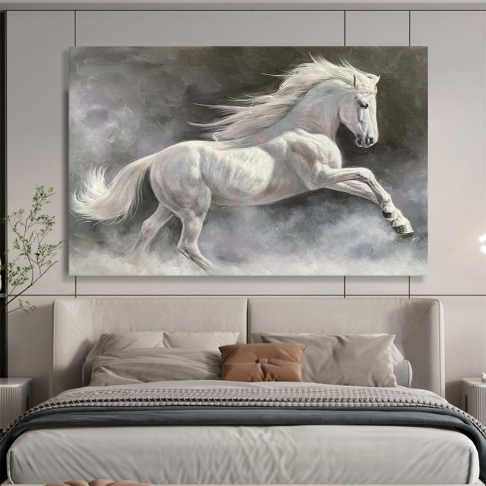 “Ghost Horse” – Surrealist Equine Oil Painting CT1744