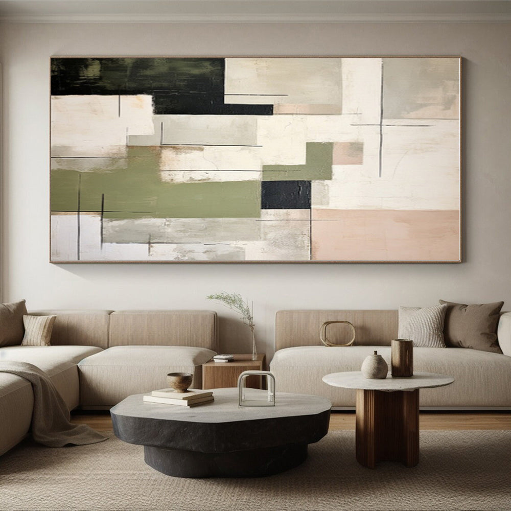 “Multicolor Geometric Mosaic” - Abstract Geometric Art CT0396