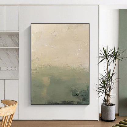 “Light Brown - Green Gradient Texture”，Abstract Textured Style CT0657