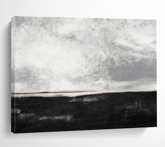Monochromatic seascape with a dark horizon and light sky CT1666