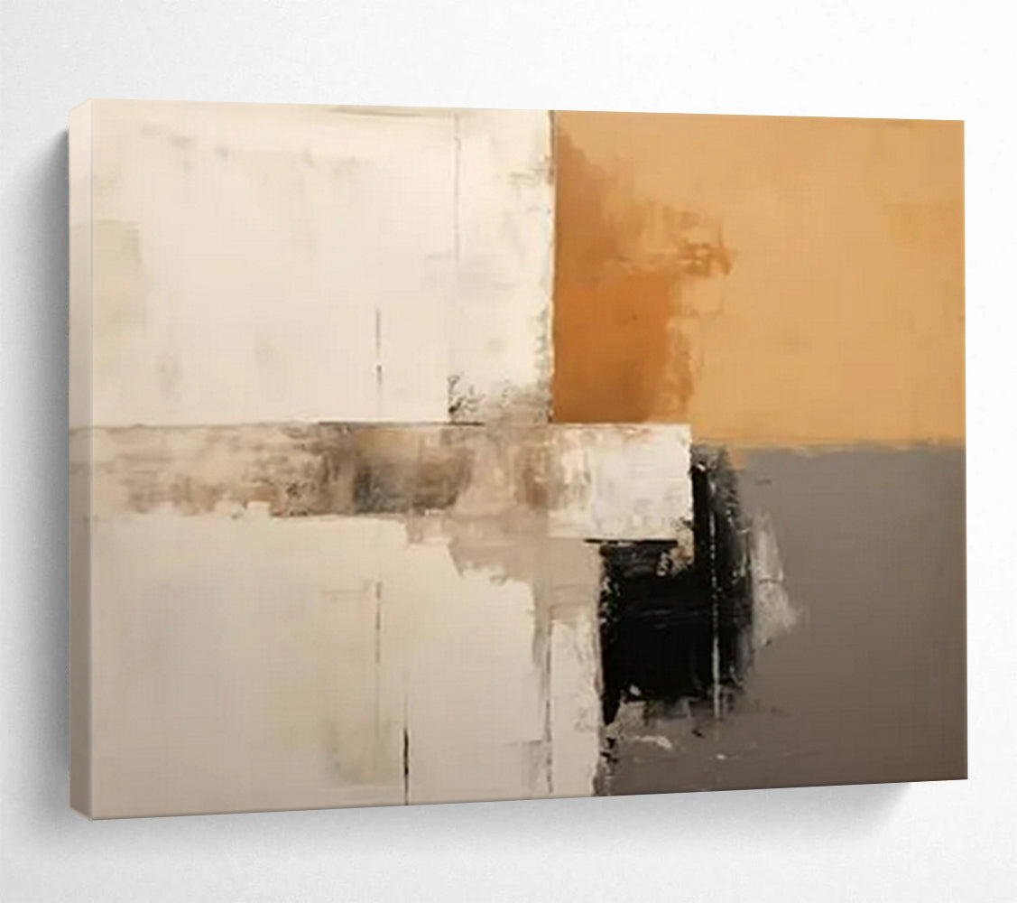 “Warm Block Mix” - White, beige, gray, black; geometric blocks with subtle texture CT1573