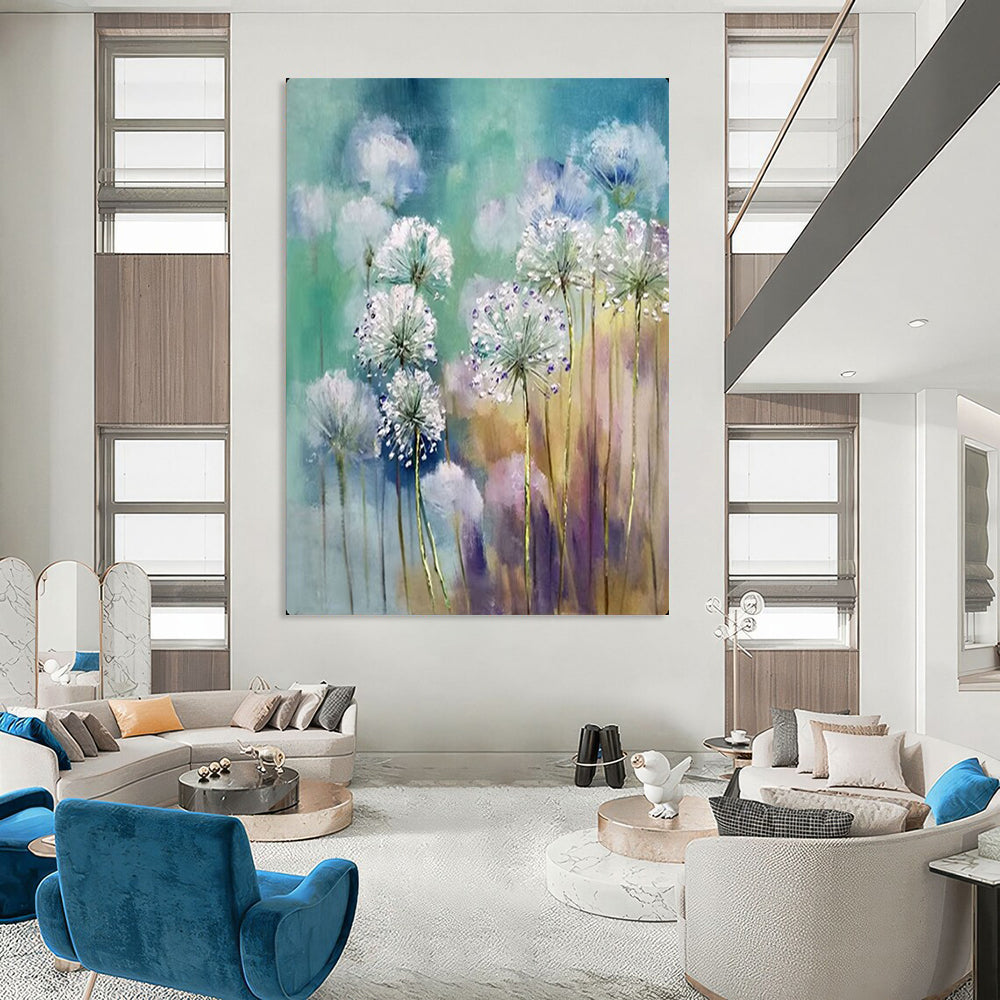 “Blue - Toned Portrait” – Realistic Oil Painting On Canvas CT2151