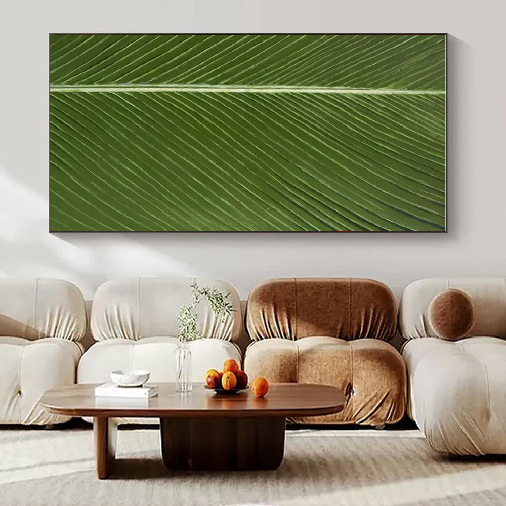 Green Leaf Veins - Realist Botanical Photography CT1429