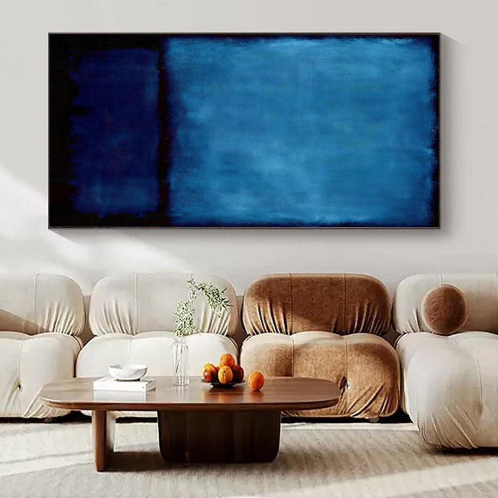 “Deep Blue Solitude” – Color Field Painting CT1185