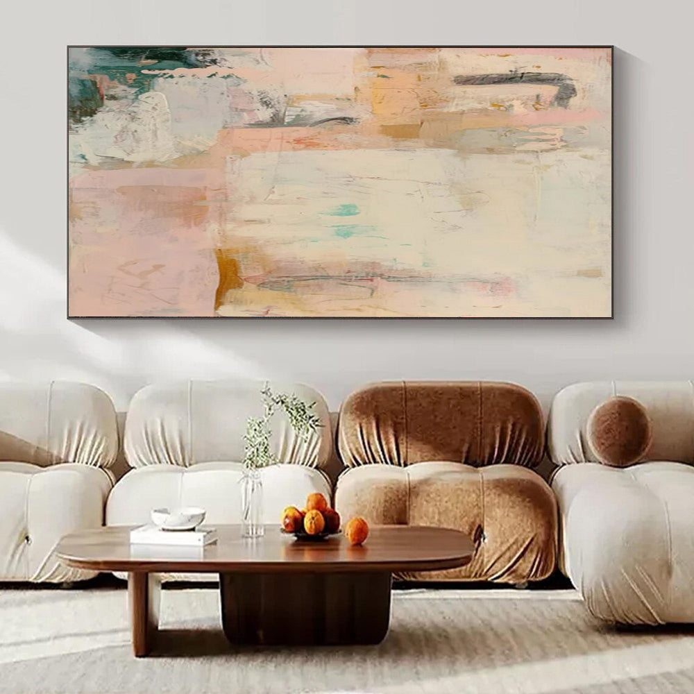 “Pastel Abstract” ，Abstract Expressionist Acrylic Painting CT0942