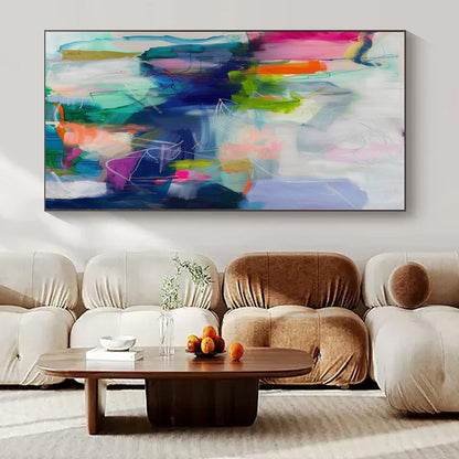 “Colorful Abstract Expression” – Abstract Expressionist Painting CT1174