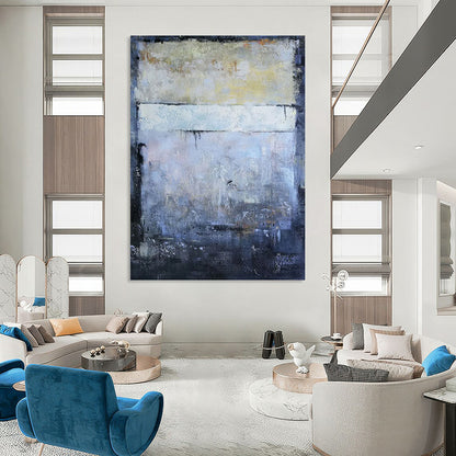 “Gray Layers” - Shades of Gray Abstract Painting On Canvas DKH1575