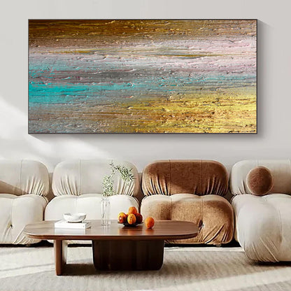 Textured Color Gradient - Mixed Media Abstract Art CT1221