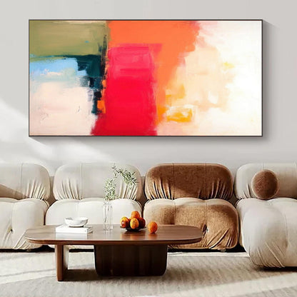 “Color - Blocked Horizon” – Minimalist Abstract Art CT1029