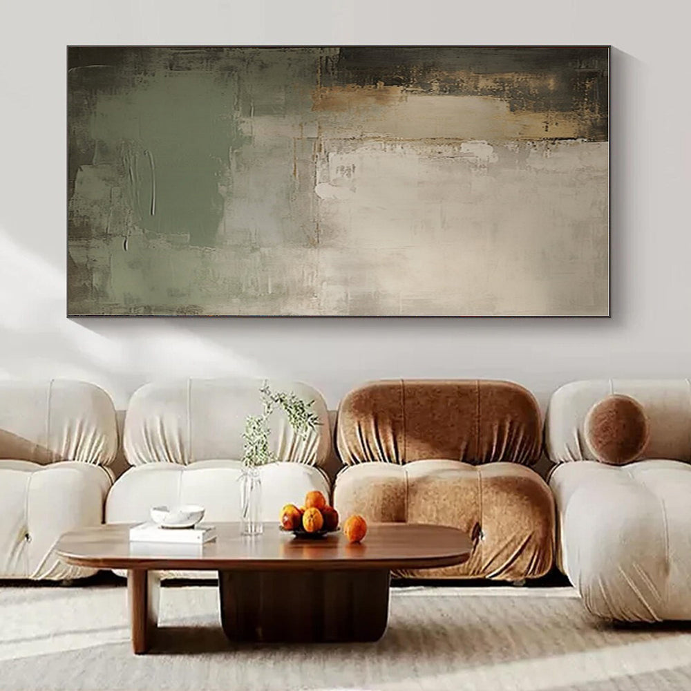 Mixed - tone Textured Abstract - Complex Textured Acrylic Painting CT1362