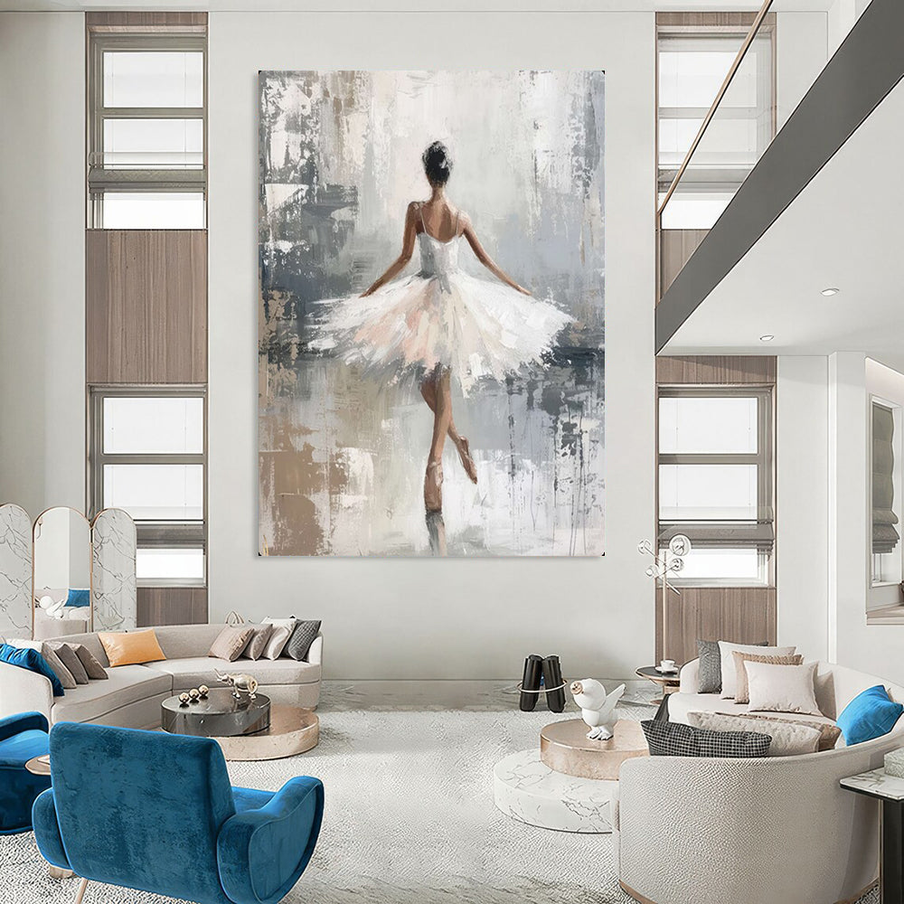 “Impressionistic Ballerina” – Oil Painting On Canvas CT2174