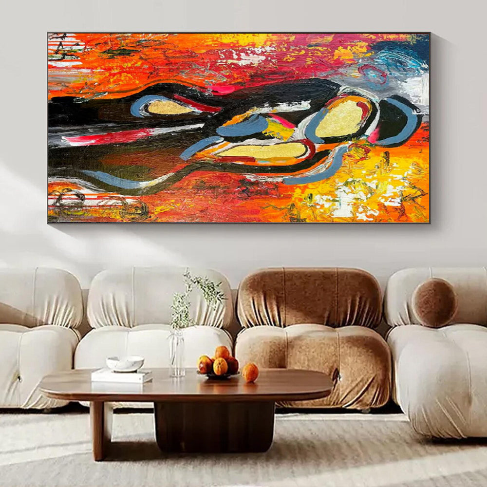 “Colorful Abstract Figure” – Abstract Figurative Painting CT1196