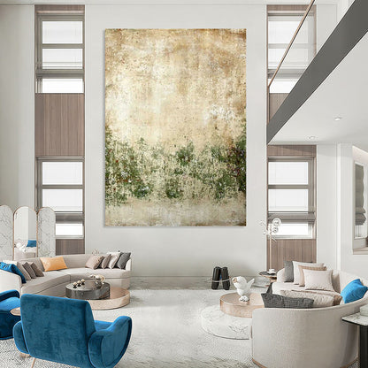 Vintage Textured Abstract Revisited - Abstract Painting On Canvas DKH1483