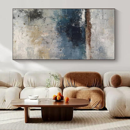 Muted Coastal Abstraction - Abstract Landscape Oil On Canvas CT1319