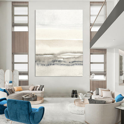 “Gradient Gray Horizons” – Abstract Watercolor Scene with Subtle Layer Transitions CT2055