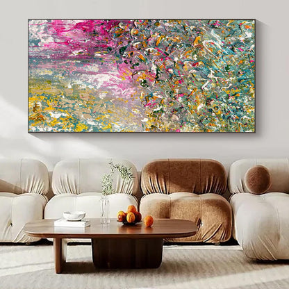 Color - Drenched Landscape - Abstract Impasto Art CT1228