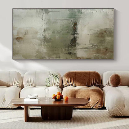 Muted Tones Abstract - Subtle Textured Acrylic Painting CT1357