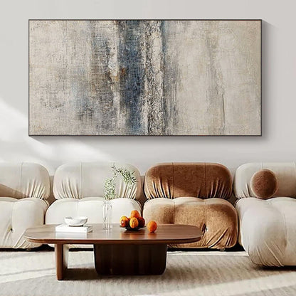 “Neutral - Toned Textured Abstract” ，Abstract Textured Acrylic Painting CT0956