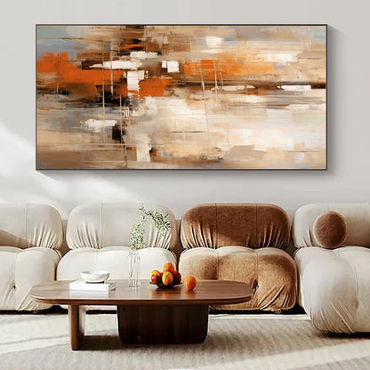 Neutral Urban Abstract - Abstract Cityscape Acrylic CT1258
