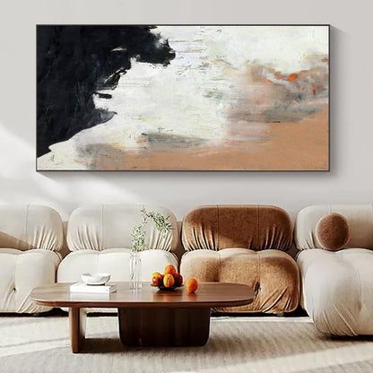 “Warm Toned Abstract Drizzle” – Abstract Expressionist Painting CT1153