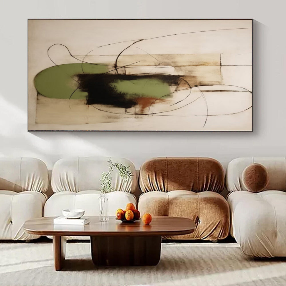 Ink & Acrylic On Canvas CT1294