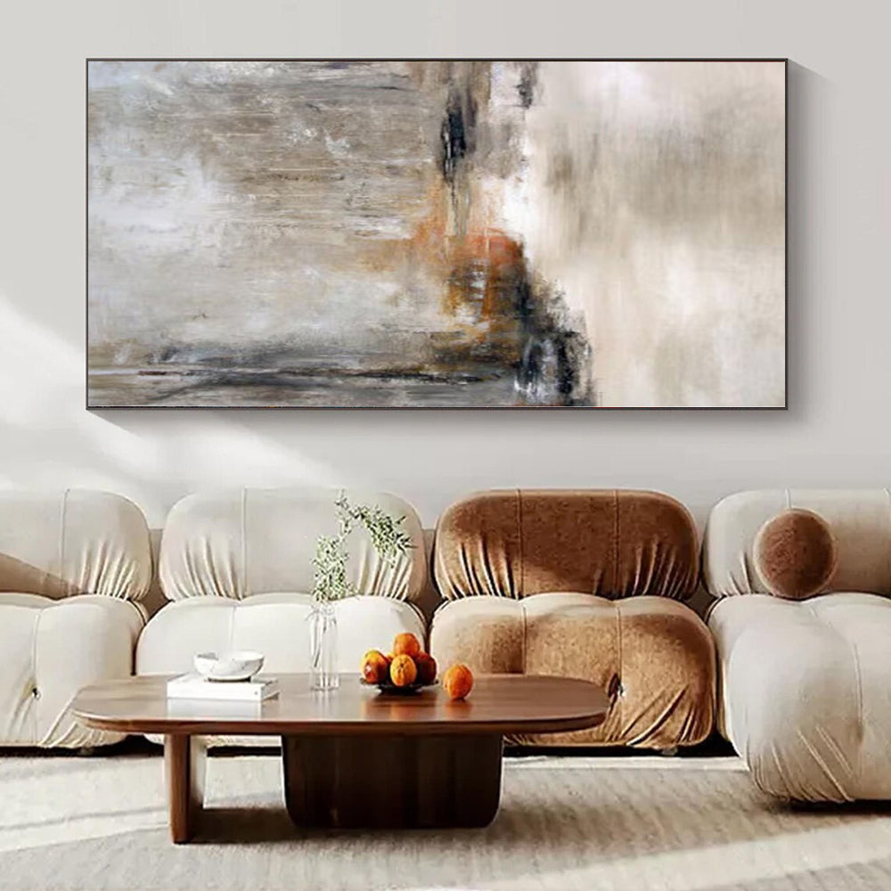 “Neutral Toned Abstract Landscape” – Abstract Landscape Painting CT1128